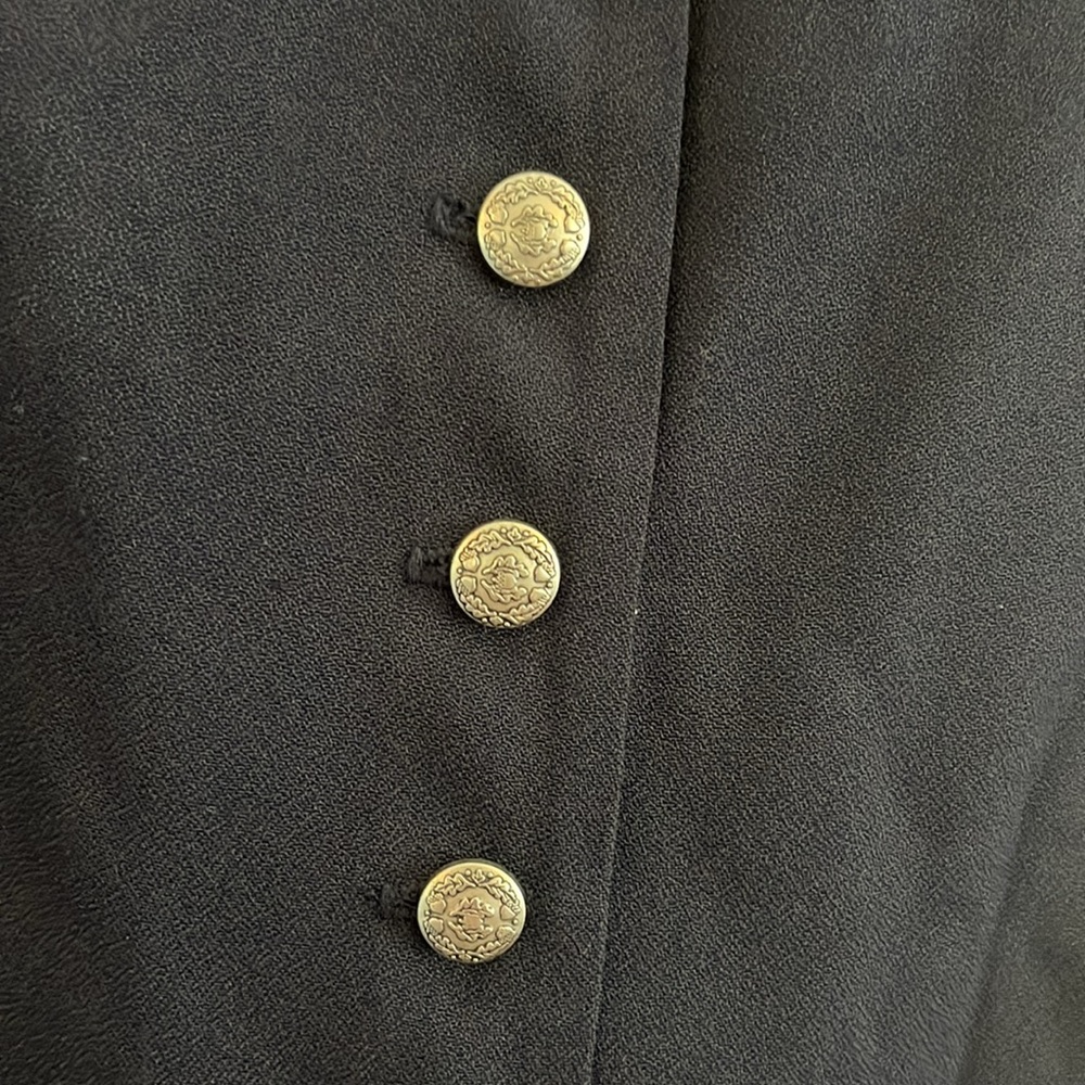 Vintage Danielle Casey Button Down Top‎ Tunic Nautical Coastal Old Money Classic - Picture 4 of 8